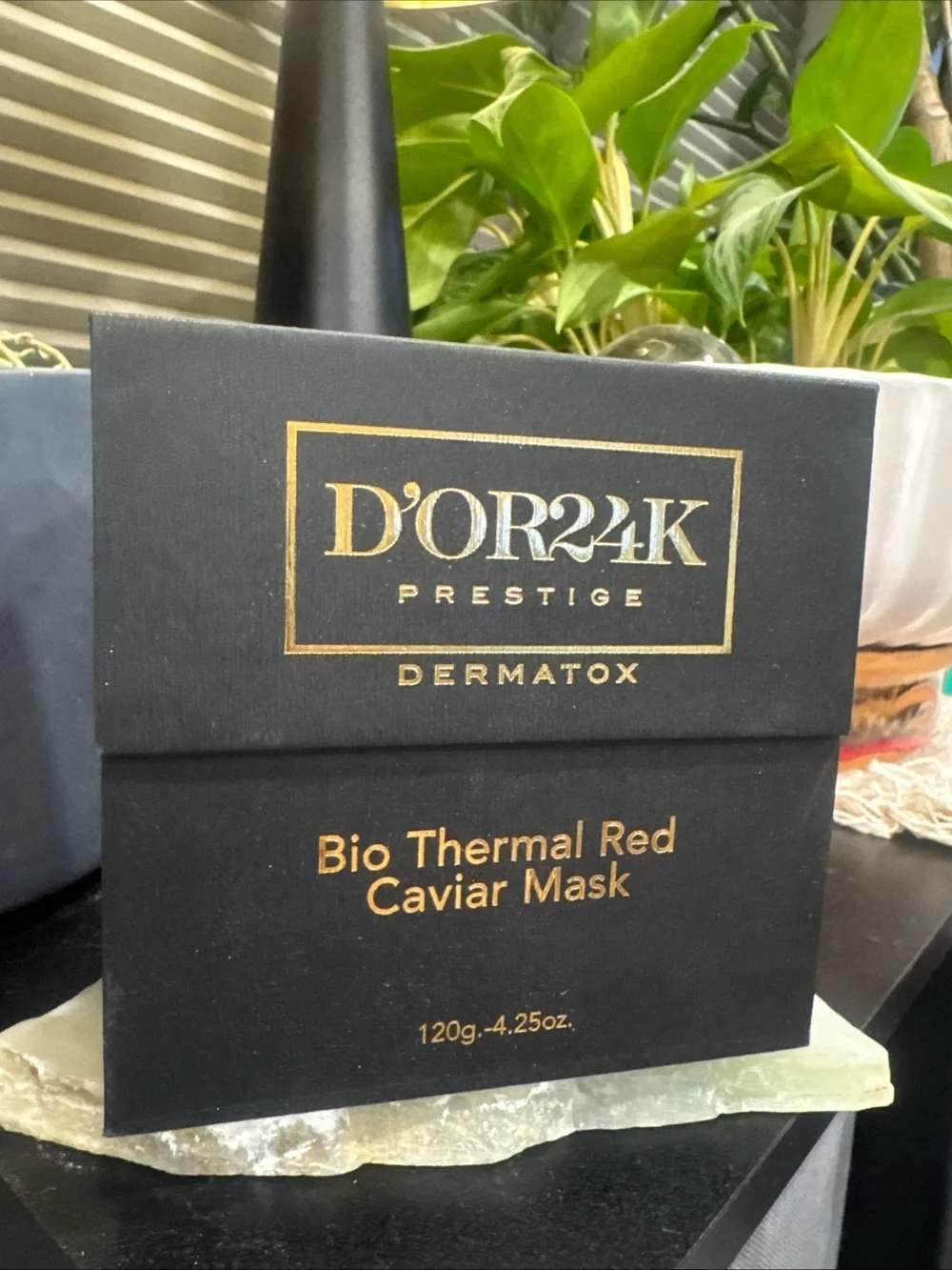 D'OR24K Prestige DermatoX Bio Thermal Red Caviar Mask - Red